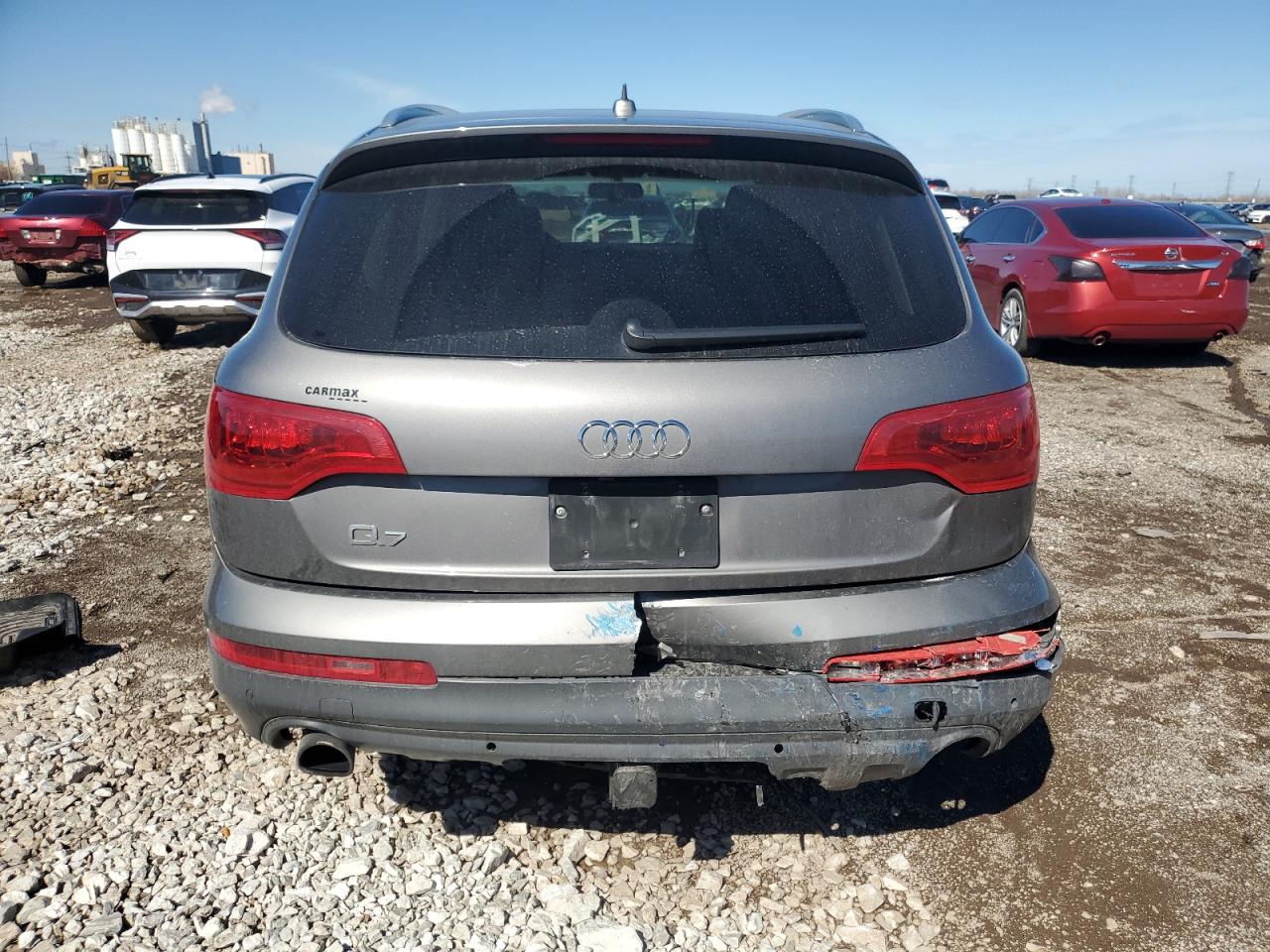 2013 Audi Q7 VIN WA1LGAFE1DD010904 Copart auction photo, front end / rear end damage thumbnail 6