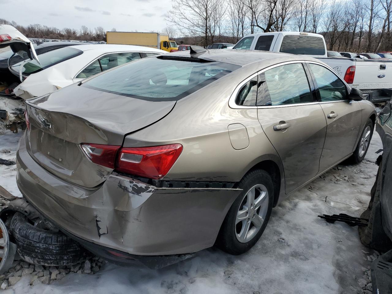 2022 Chevrolet Malibu VIN 1G1ZB5ST1NF211386 Copart auction photo, front end / rear end damage thumbnail 3