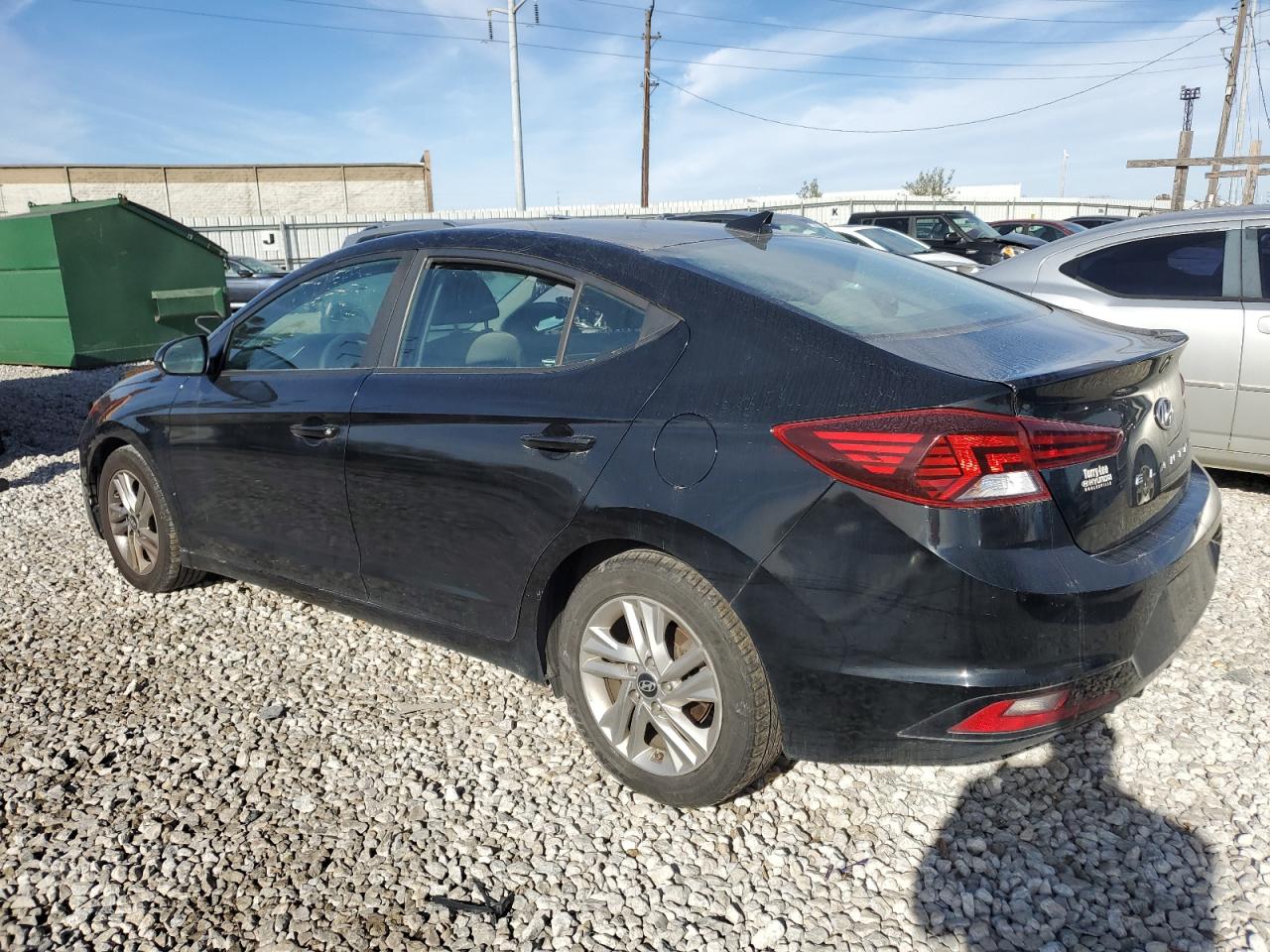 2019 Hyundai Elantra VIN KMHD84LF1KU737880 Copart auction photo, front end damage thumbnail 2