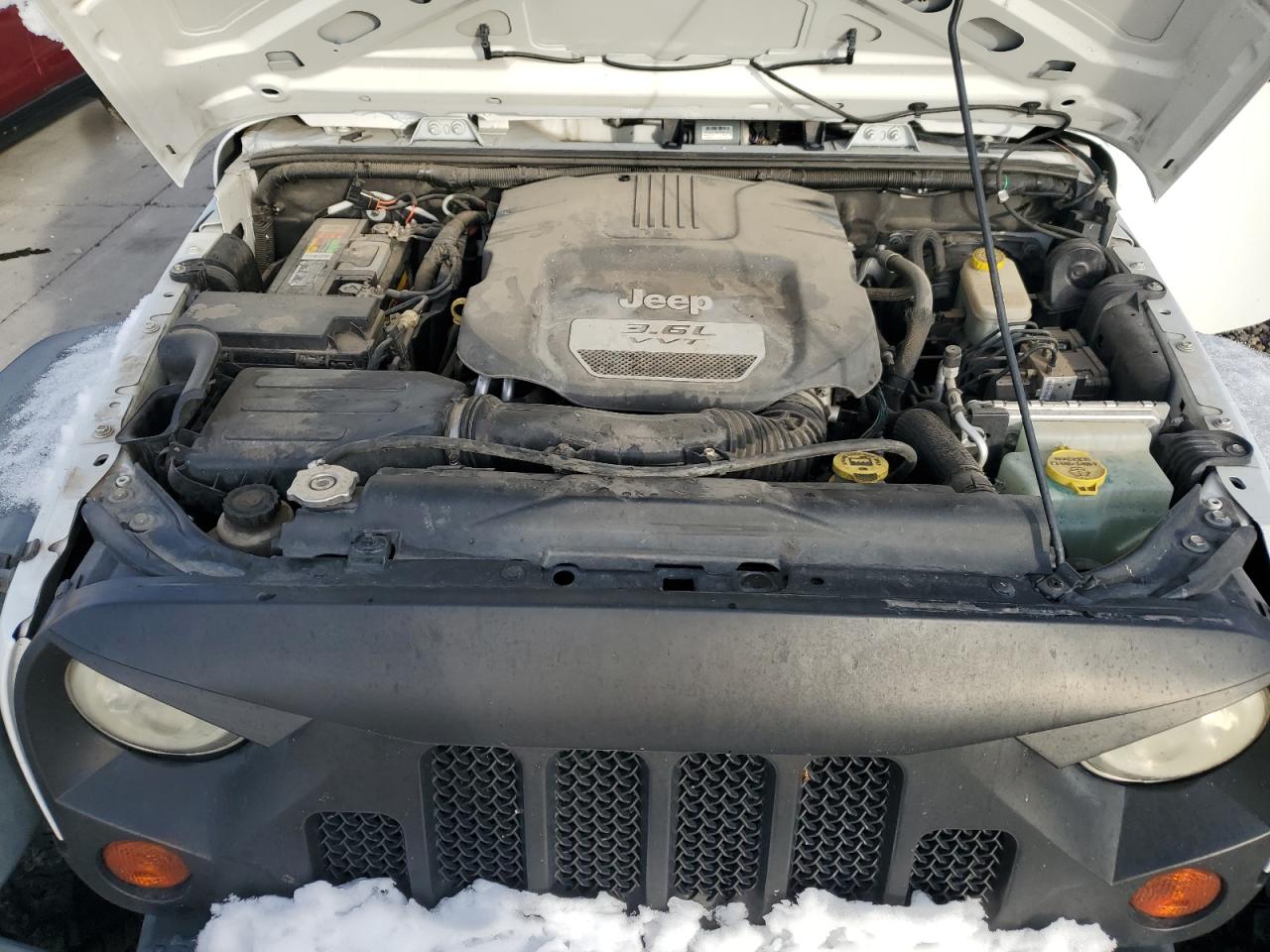 2013 Jeep Wrangler VIN 1C4BJWDG2DL549672 Copart auction photo, undercarriage damage thumbnail 11