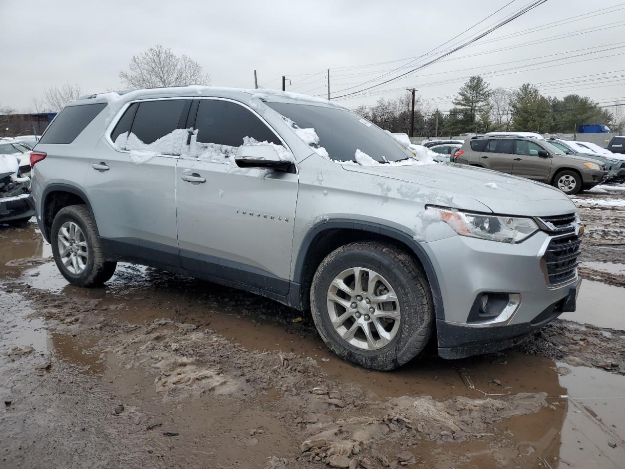 2018 Chevrolet Traverse VIN 1GNERGKW2JJ231832 Copart auction photo, rear end / side damage thumbnail 4