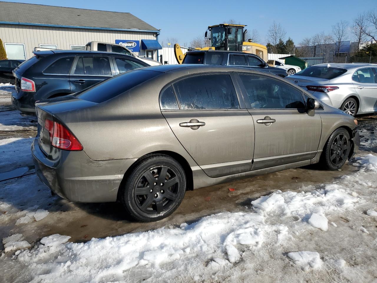 2008 Honda Civic VIN 2HGFA15538H512944 Copart auction photo, front end damage thumbnail 3