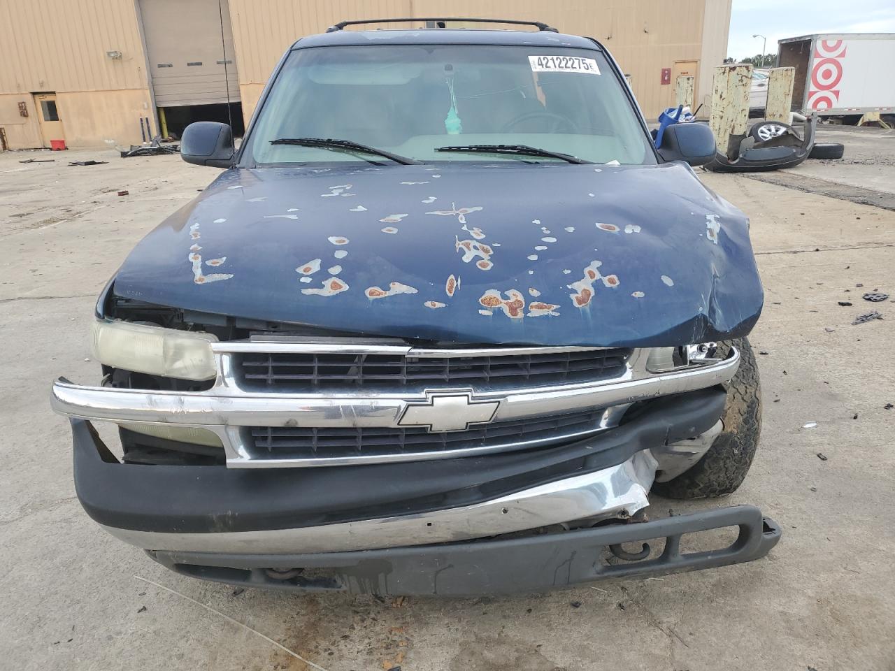 2001 Chevrolet Tahoe VIN 1GNEC13T81J127753 Copart auction photo, front end / rear end damage thumbnail 5