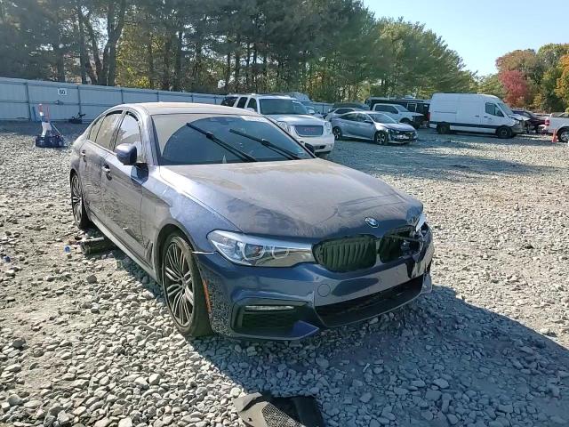 2018 BMW 5er VIN WBAJE7C53JWC56671 Copart auction photo, front end damage thumbnail 10