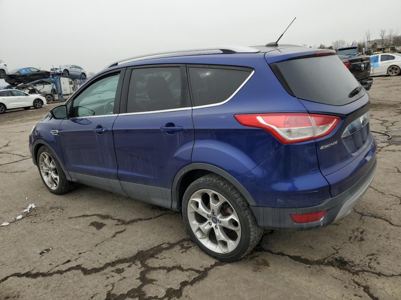 2014 Ford Escape VIN 1FMCU0JX9EUB37947 Copart auction photo, front end damage thumbnail 2