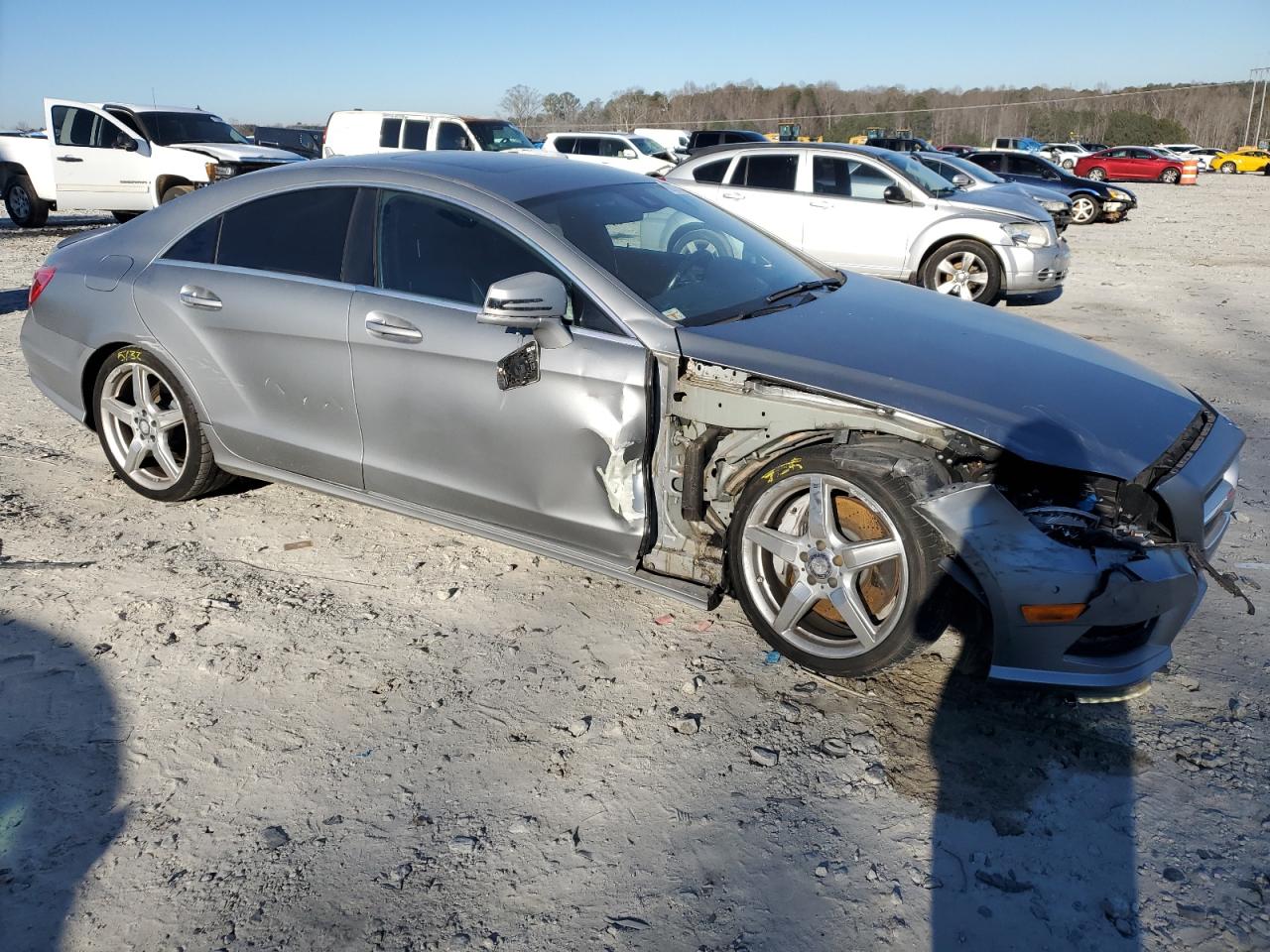 2014 Mercedes-Benz Cls-klasse VIN WDDLJ7DB2EA129881 Copart auction photo, all over damage thumbnail 4