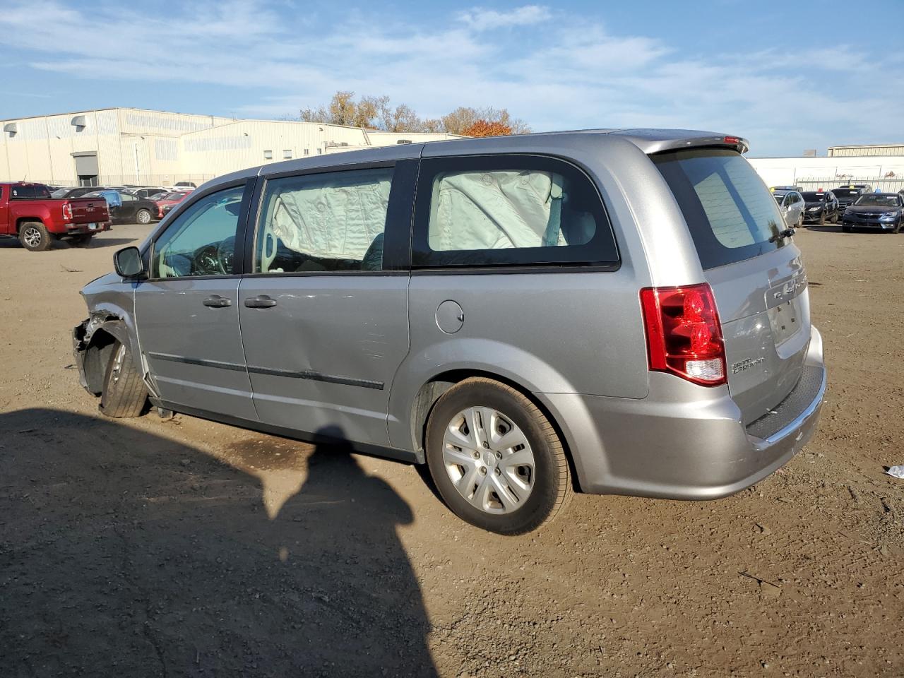 2014 Dodge Caravan VIN 2C4RDGBG4ER287855 Copart auction photo, all over damage thumbnail 2