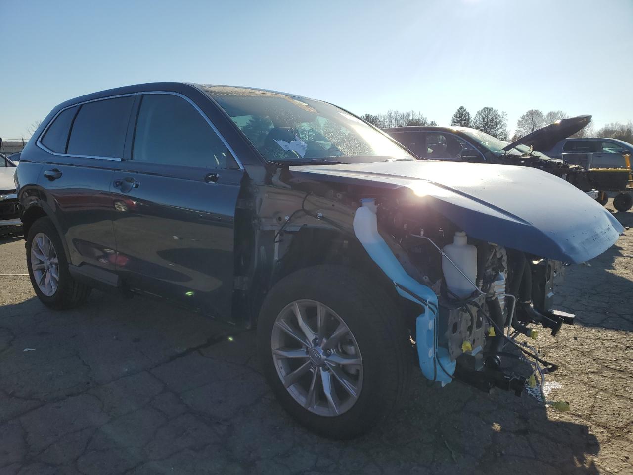 2024 Honda CR-V VIN 2HKRS4H74RH474771 Copart auction photo, front end / side damage thumbnail 4