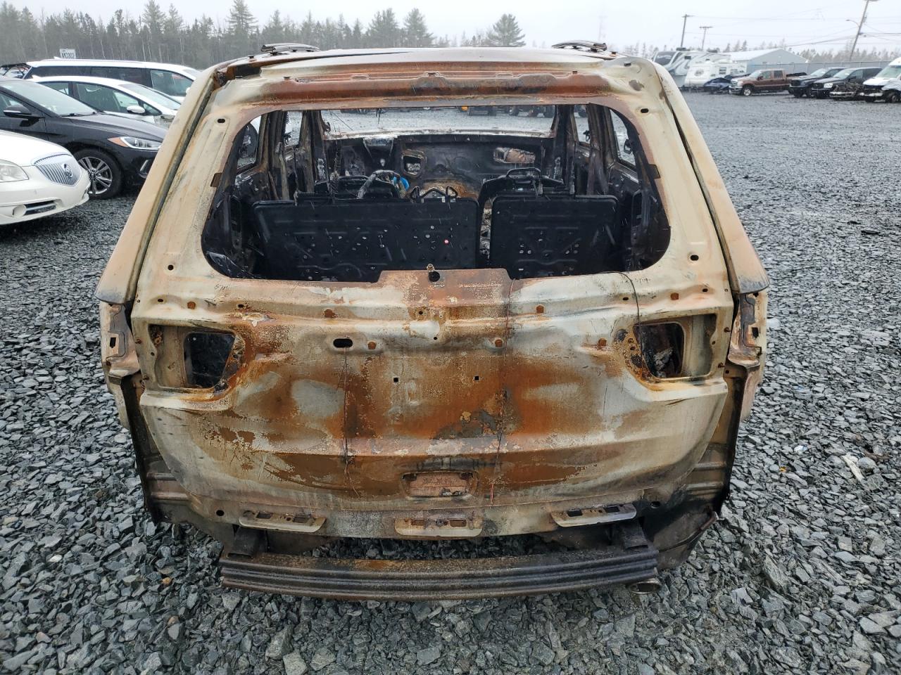 2018 Jeep Grand Cherokee VIN 1C4RJFBG7JC154948 Copart auction photo, burn damage thumbnail 6
