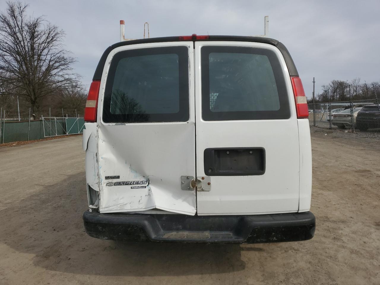 2011 Chevrolet Express VIN 1GCWGFFA7B1144151 Copart auction photo, all over / side damage thumbnail 6