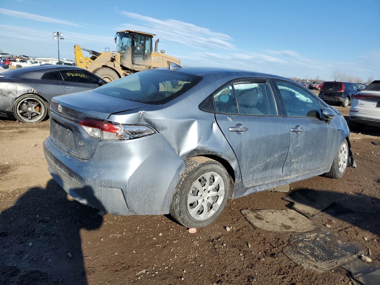 2021 Toyota Corolla VIN 5YFEPMAE3MP223793 Copart auction photo, front end damage thumbnail 3