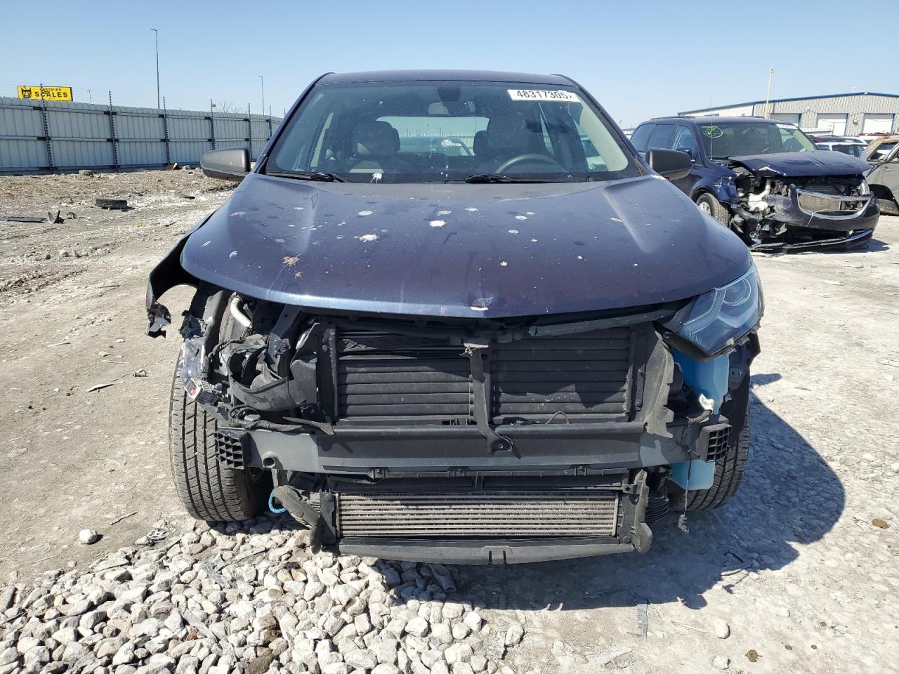 2019 Chevrolet Equinox VIN 3GNAXHEV0KS539269 Copart auction photo, front end / rear end damage thumbnail 5