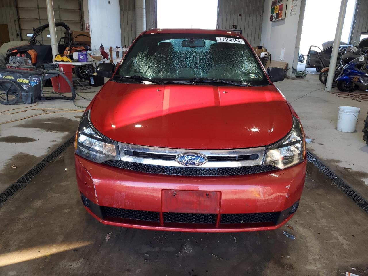 2010 Ford Focus VIN 1FAHP3FN3AW134136 Copart auction photo, side damage thumbnail 5