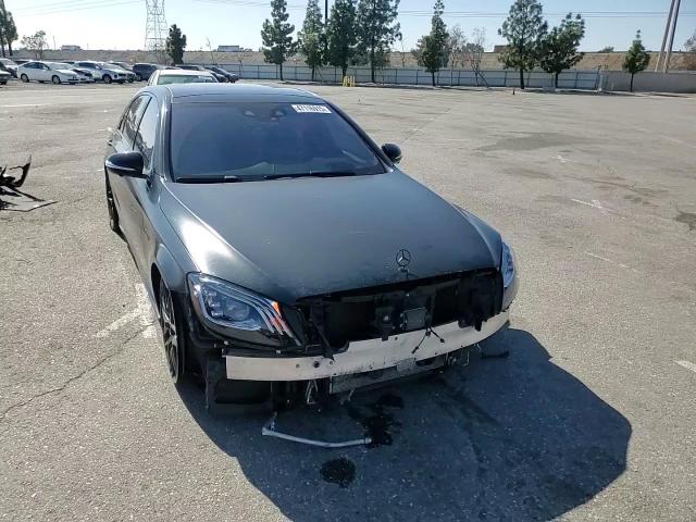 2019 Mercedes-Benz S-klasse VIN WDDUG8JB3KA449249 Copart auction photo, front end / undercarriage damage thumbnail 10