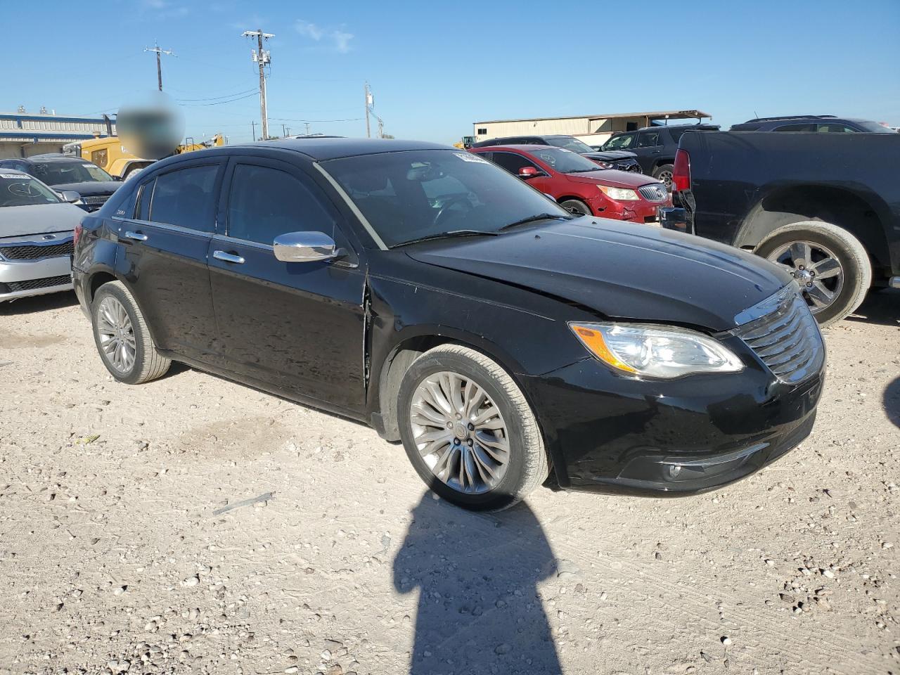 2013 Chrysler 200 VIN 1C3CCBCG3DN629872 Copart auction photo, all over damage thumbnail 4