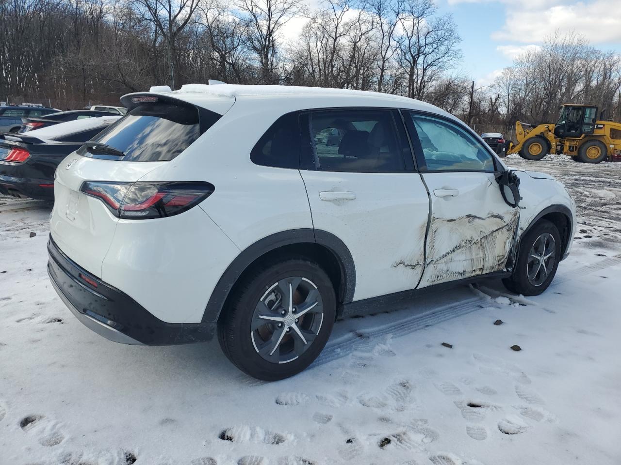 2024 Honda HR-V VIN 3CZRZ2H70RM752473 Copart auction photo, side damage thumbnail 3