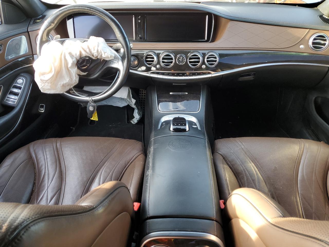 2015 Mercedes-Benz S-klasse VIN WDDUG7JB2FA190883 Copart auction photo, all over / hail damage thumbnail 8