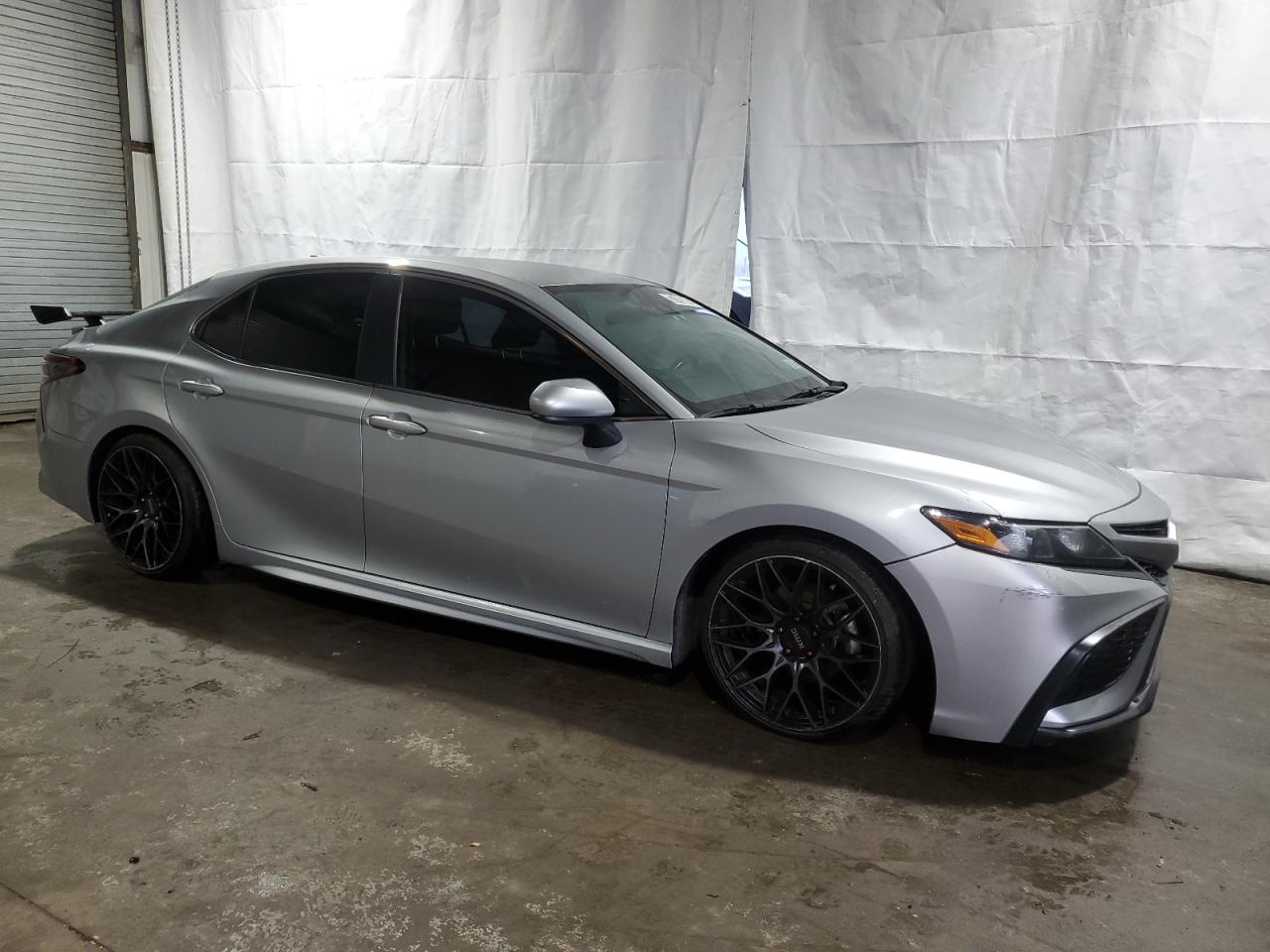 2021 Toyota Camry VIN 4T1G11AK3MU445019 Copart auction photo, rear end / minor dent/scratches damage thumbnail 4