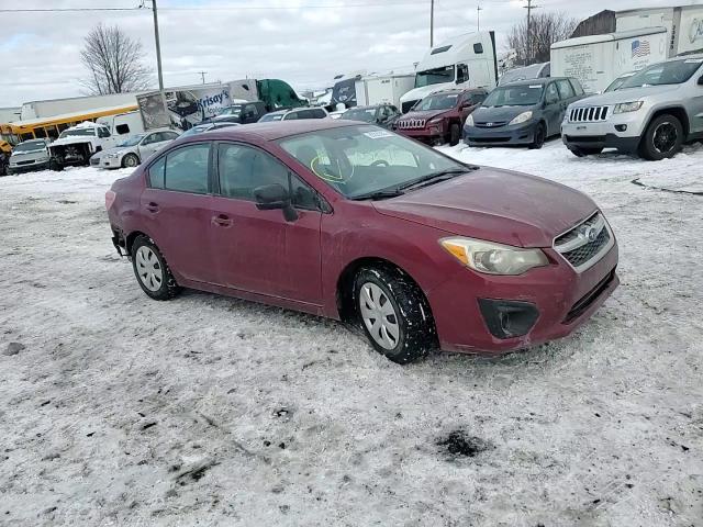 2012 Subaru Impreza VIN JF1GJAA60CH006848 Copart auction photo, rear end / side damage thumbnail 11