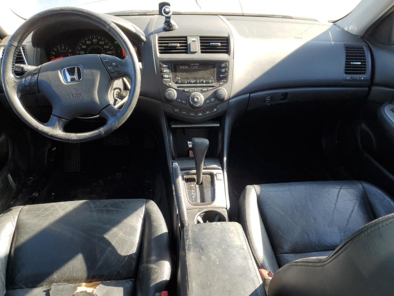 2004 Honda Accord VIN 1HGCM56834A122414 Copart auction photo, rear end damage thumbnail 8