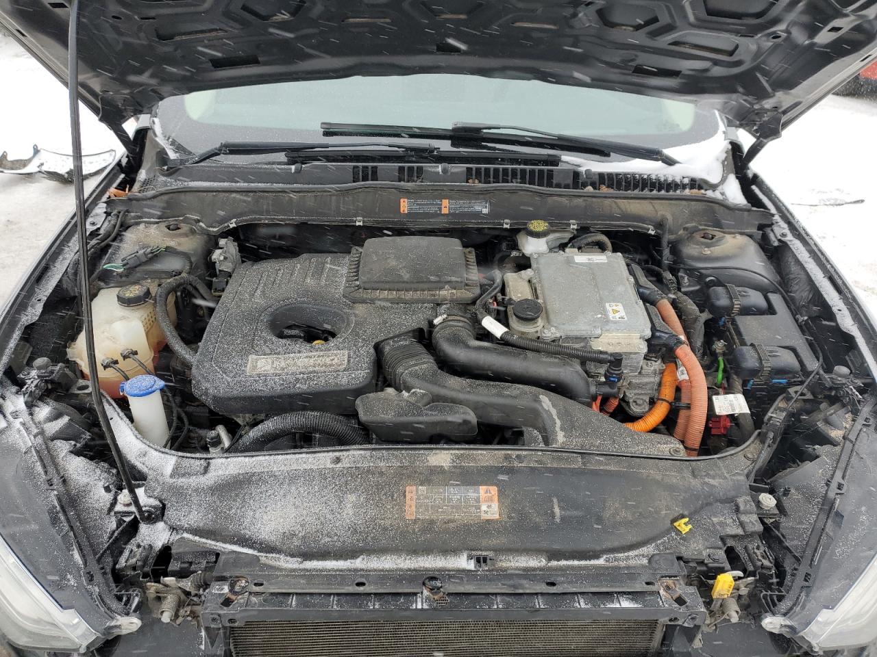 2019 Ford Fusion VIN 3FA6P0LU9KR145955 Copart auction photo, front end / side damage thumbnail 11