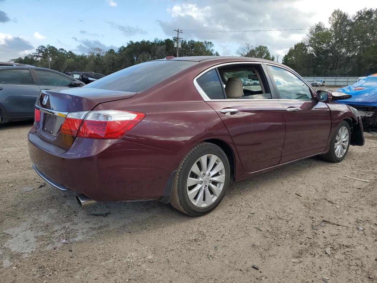2014 Honda Accord VIN 1HGCR2F87EA308751 Copart auction photo, front end damage thumbnail 3