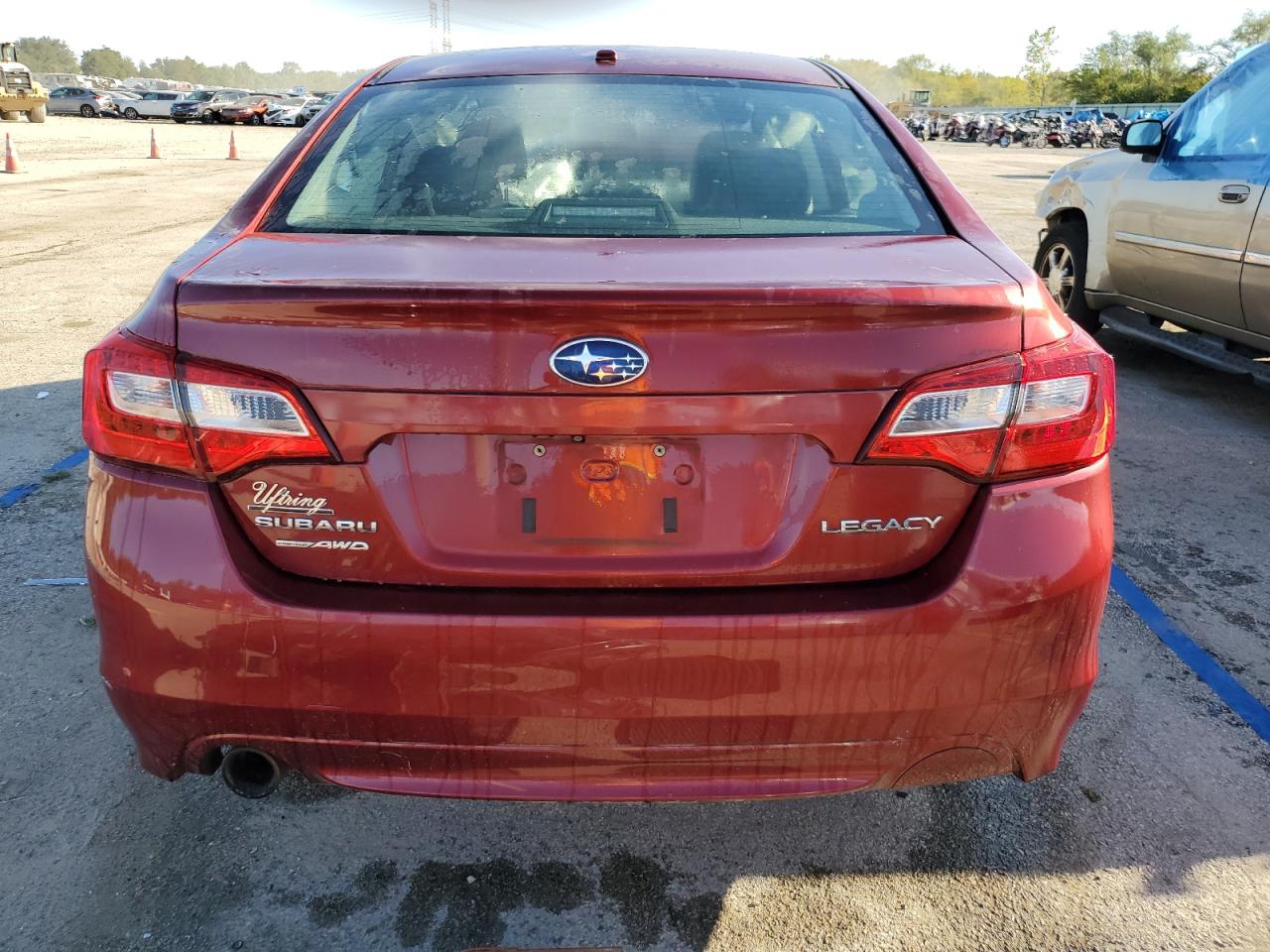 2015 Subaru Legacy VIN 4S3BNBN60F3046017 Copart auction photo, front end damage thumbnail 6