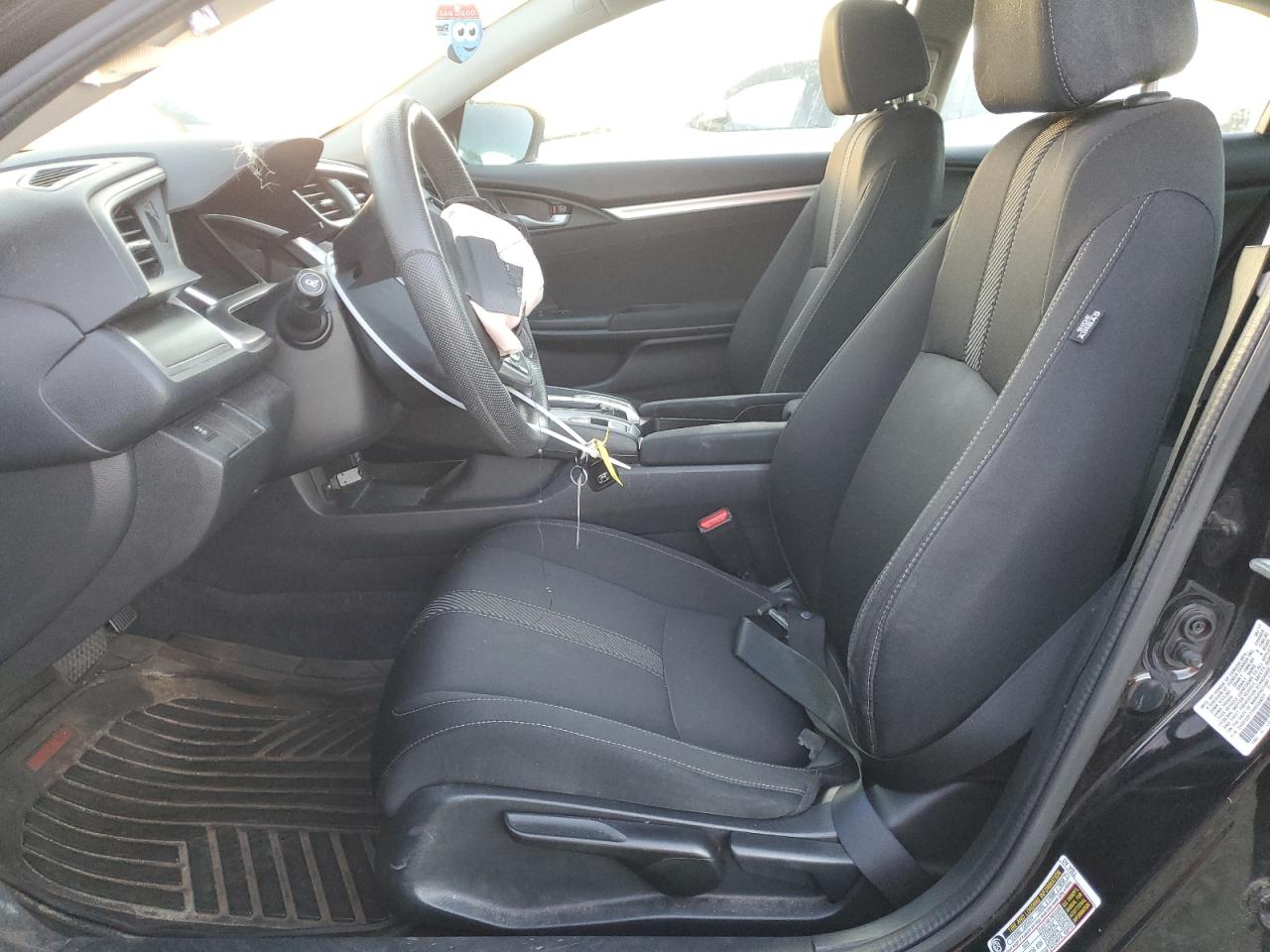 2017 Honda Civic VIN 2HGFC2F77HH550077 Copart auction photo, front end damage thumbnail 7