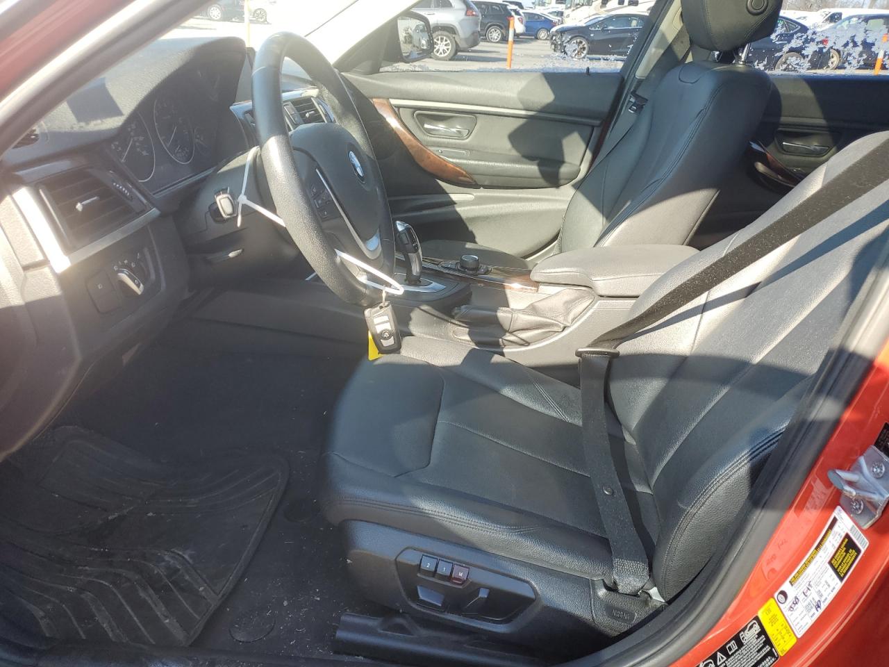 2014 BMW 3er VIN WBA3B9G55ENR90969 Copart auction photo, mechanical damage thumbnail 7