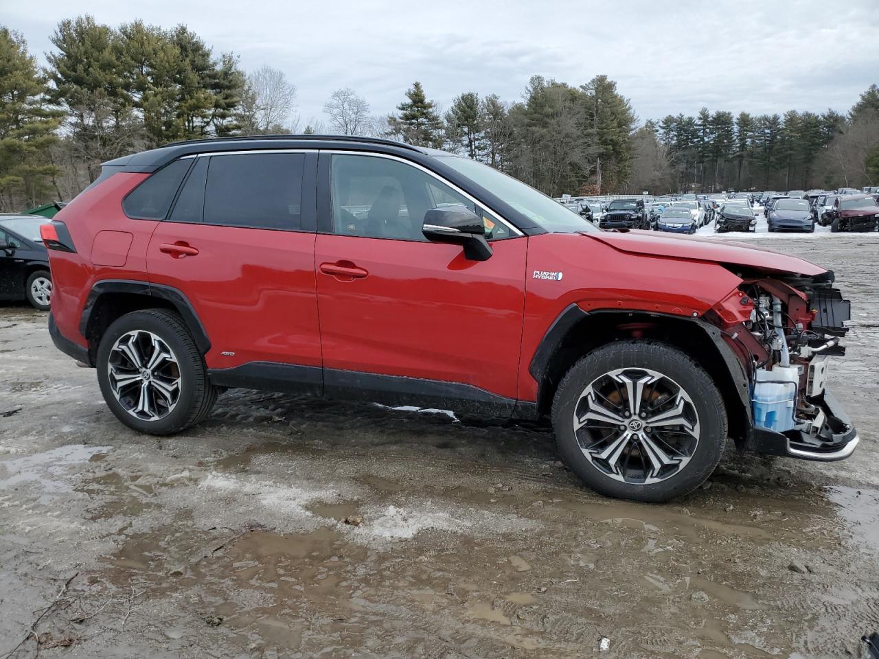 2021 Toyota RAV 4 VIN JTMEB3FV2MD052961 Copart auction photo, front end damage thumbnail 4