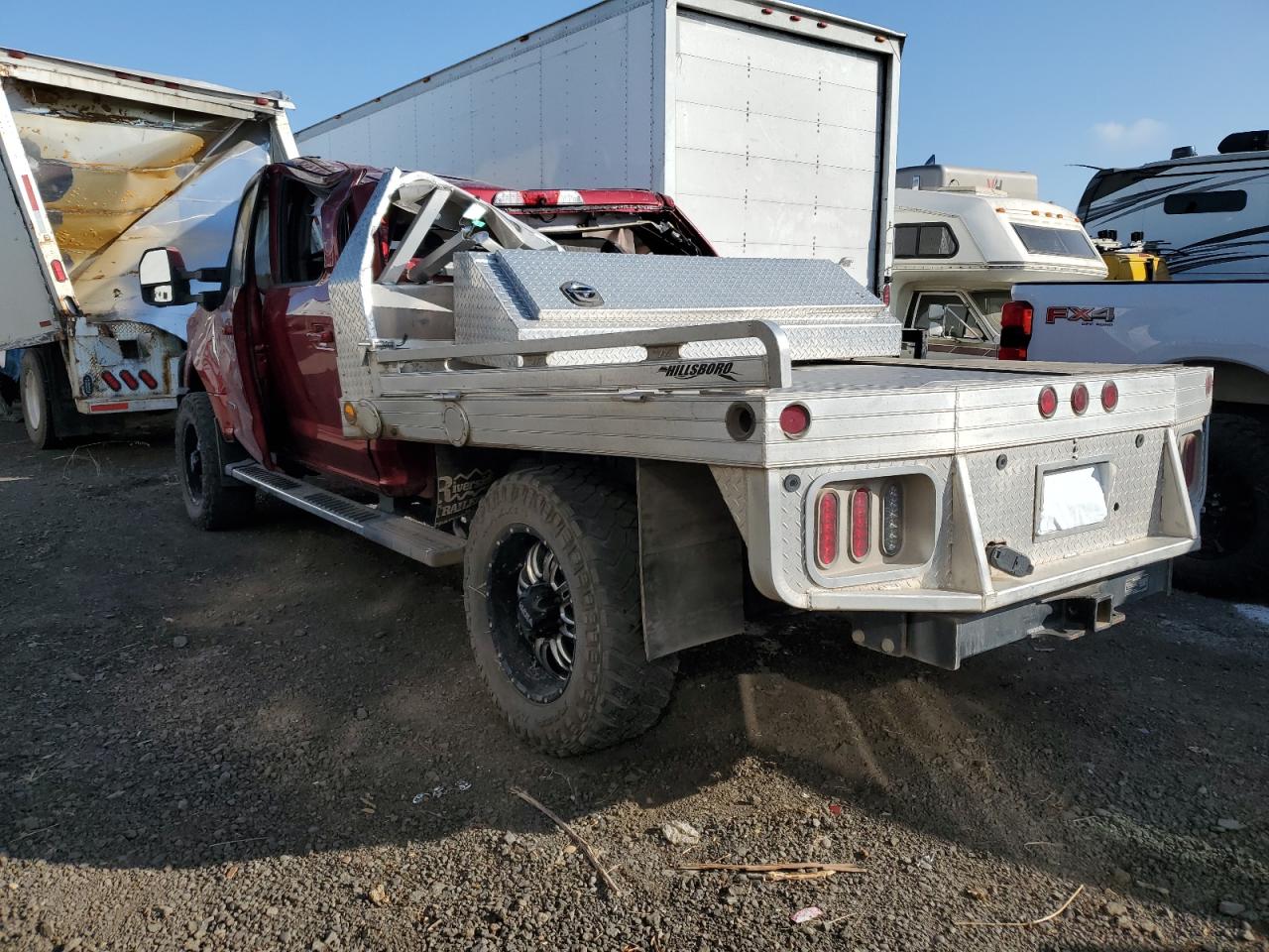2019 Ford F350 VIN 1FT8W3BTXKEF34395 Copart auction photo, rollover damage thumbnail 2