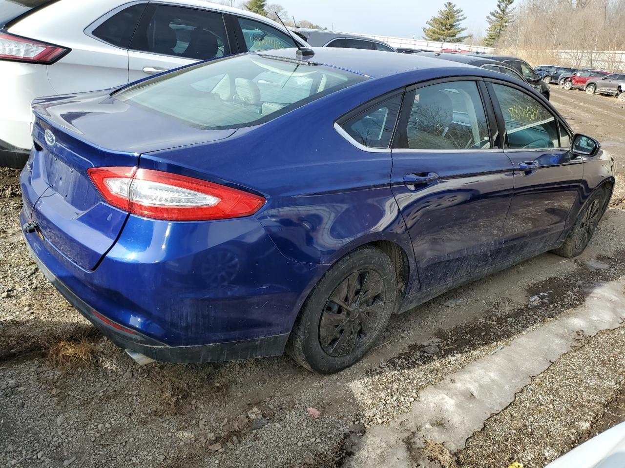 2013 Ford Fusion VIN 3FA6P0G70DR287568 Copart auction photo, front end / side damage thumbnail 3