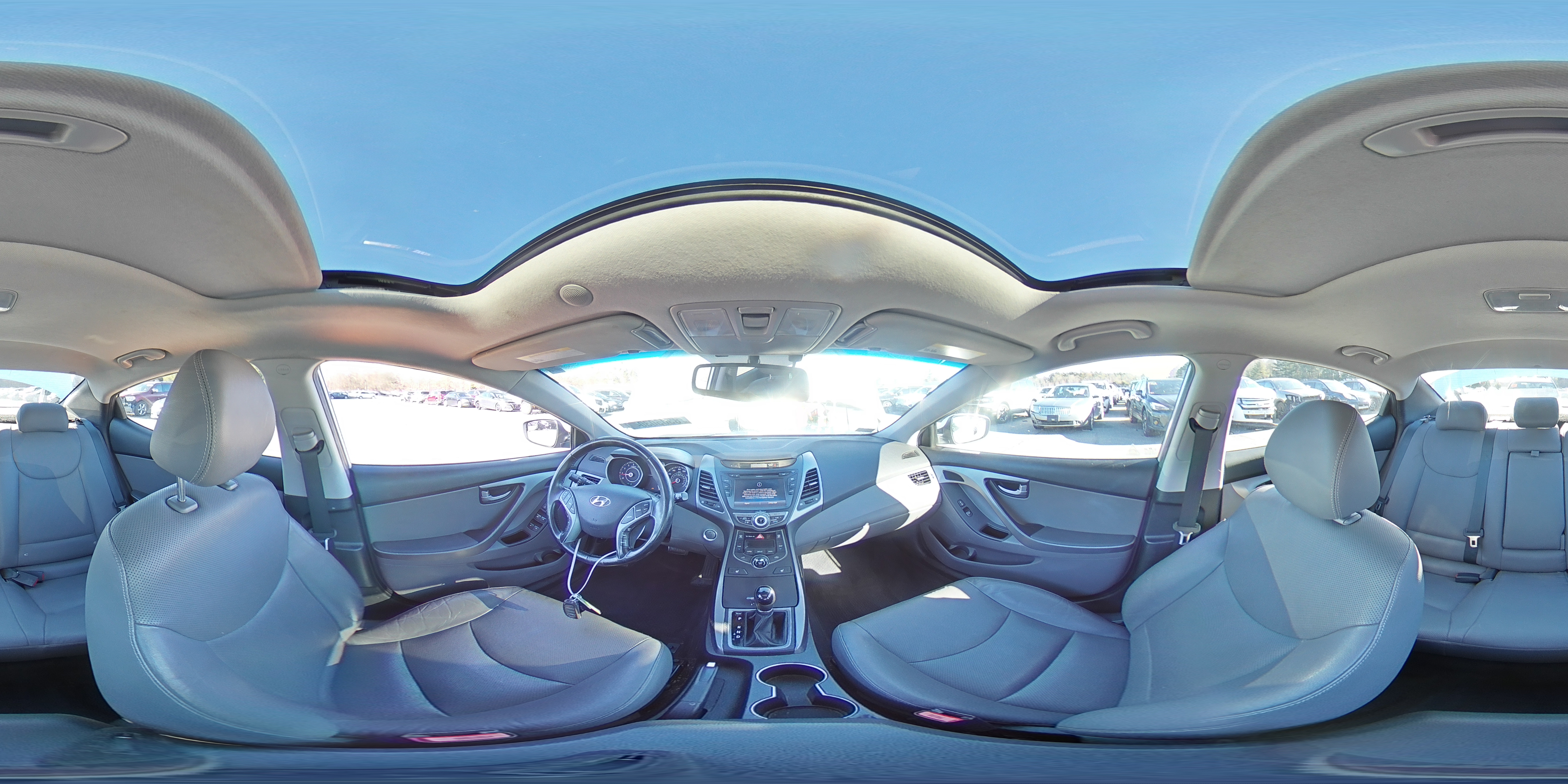 2015 Hyundai Elantra VIN KMHDH4AE4FU433362 Copart auction photo, front end / minor dent/scratches damage thumbnail 13
