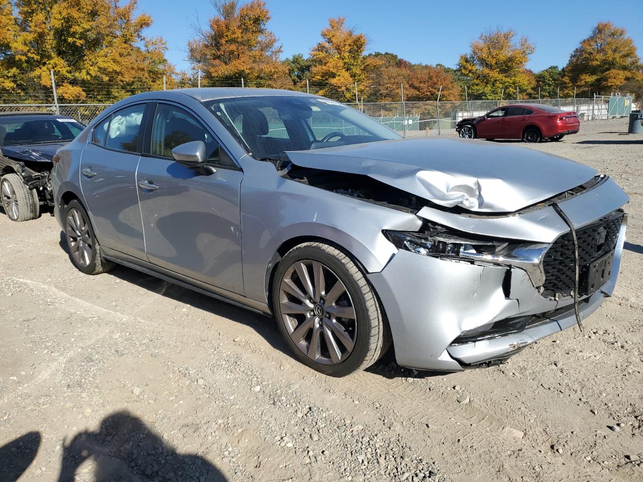 2019 Mazda 3 VIN 3MZBPADL4KM105331 Copart auction photo, mechanical / front end damage thumbnail 4