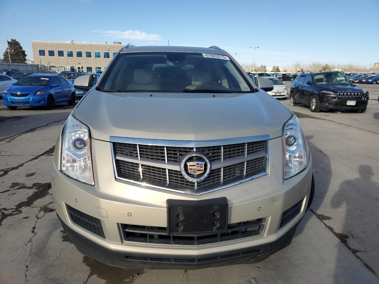 2011 Cadillac SRX VIN 3GYFNDEY0BS678710 Copart auction photo, side / front end damage thumbnail 5