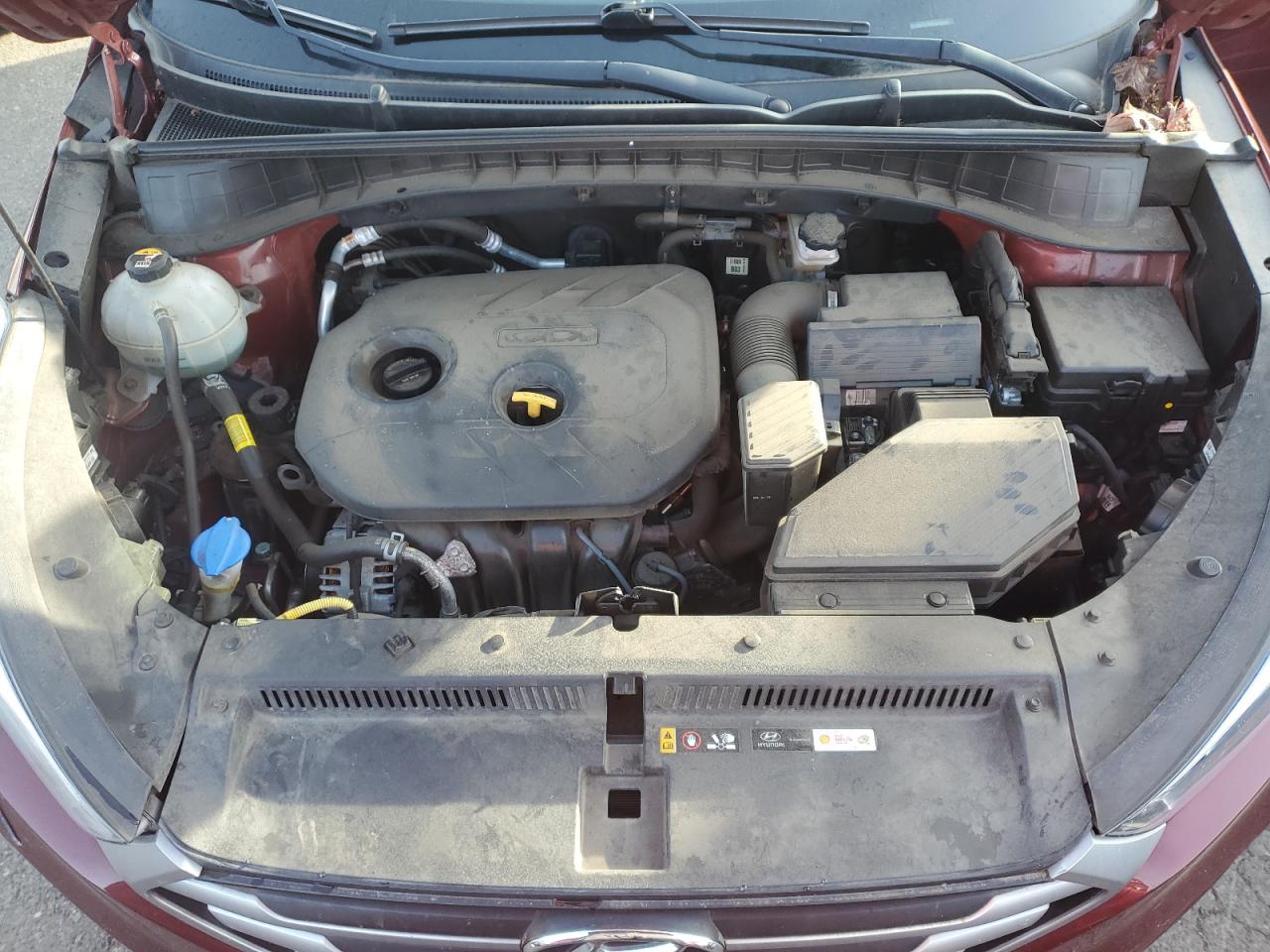 2018 Hyundai Tucson VIN KM8J3CA49JU665466 Copart auction photo, front end / mechanical damage thumbnail 12