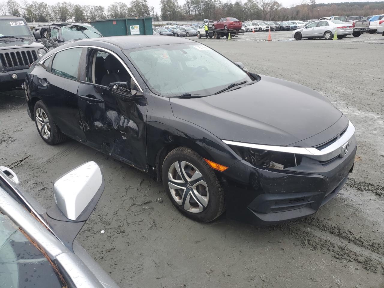 2018 Honda Civic VIN 2HGFC2F58JH548276 Copart auction photo, side damage thumbnail 4