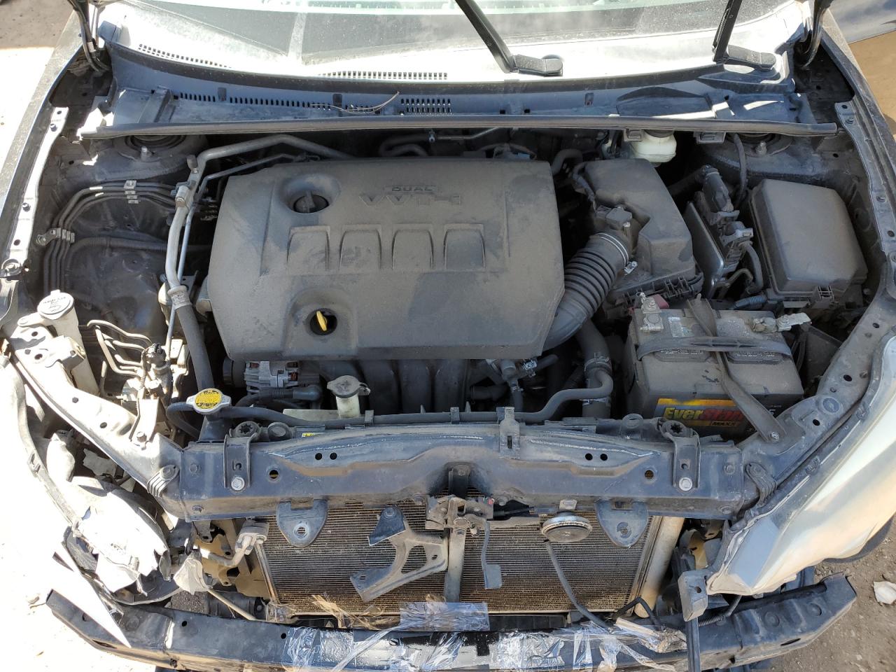 2016 Toyota Corolla VIN 5YFBURHEXGP407244 Copart auction photo, front end / rear end damage thumbnail 11