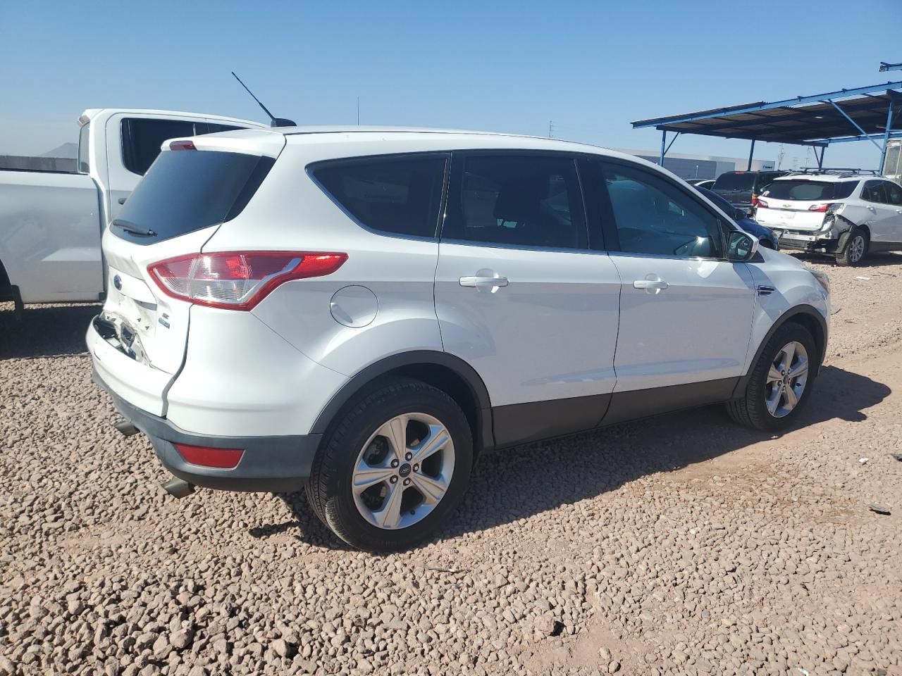2015 Ford Escape VIN 1FMCU9G95FUB82219 Copart auction photo, rear end damage thumbnail 3