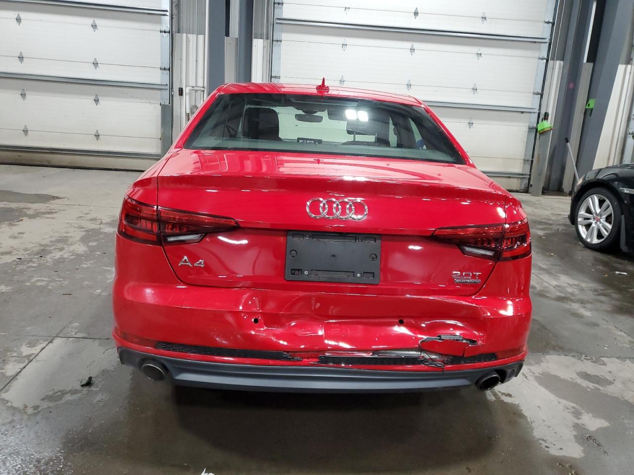 2017 Audi A4 VIN WAUENAF4XHN037592 Copart auction photo, rear end damage thumbnail 6