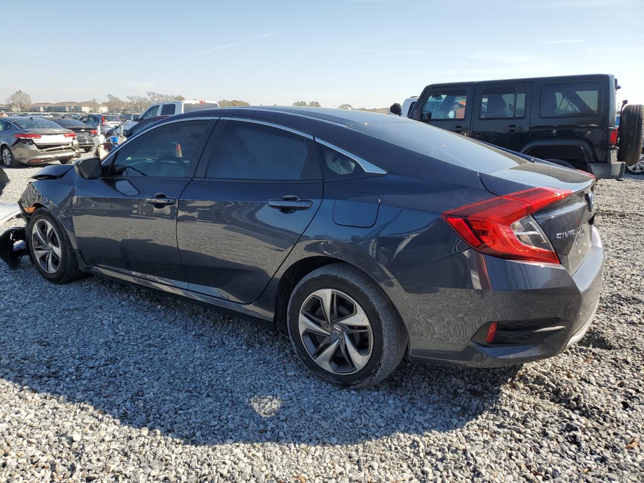 2019 Honda Civic VIN 19XFC2F64KE013465 Copart auction photo, front end damage thumbnail 2