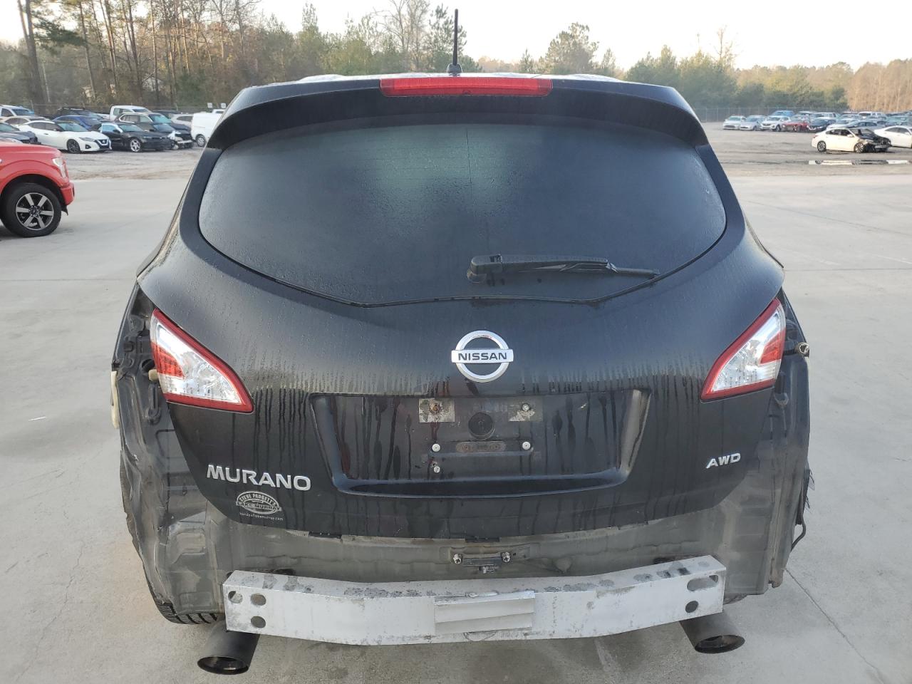 2014 Nissan Murano VIN JN8AZ1MW1EW516911 Copart auction photo, rear end damage thumbnail 6