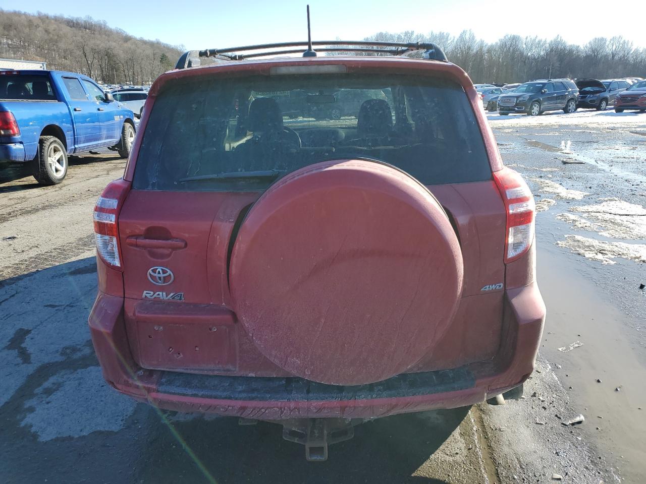 2012 Toyota RAV 4 VIN JTMBF4DV0C5058427 Copart auction photo, side damage thumbnail 6