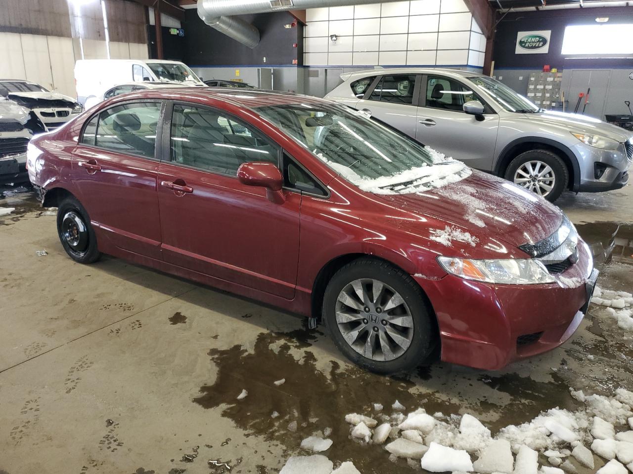 2010 Honda Civic VIN 19XFA1F8XAE047572 Copart auction photo, rear end / front end damage thumbnail 4