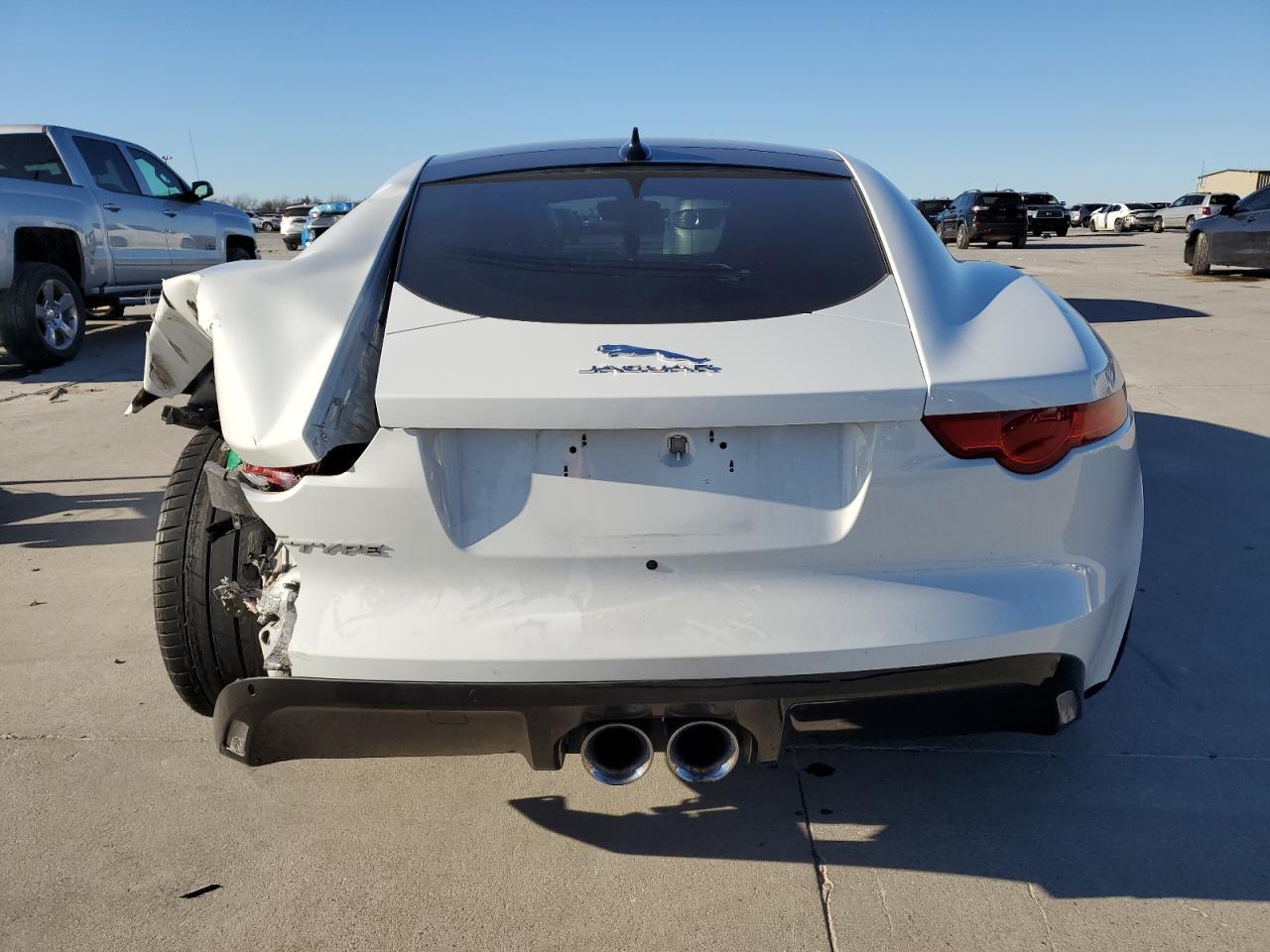 2015 Jaguar F-Type VIN SAJWA6AT5F8K19535 Copart auction photo, rear end damage thumbnail 6