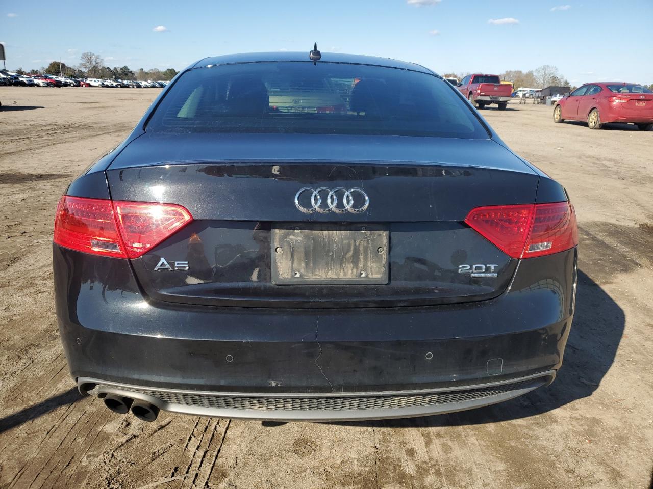 2015 Audi A5 VIN WAUMFAFR2FA004157 Copart auction photo, front end / side damage thumbnail 6
