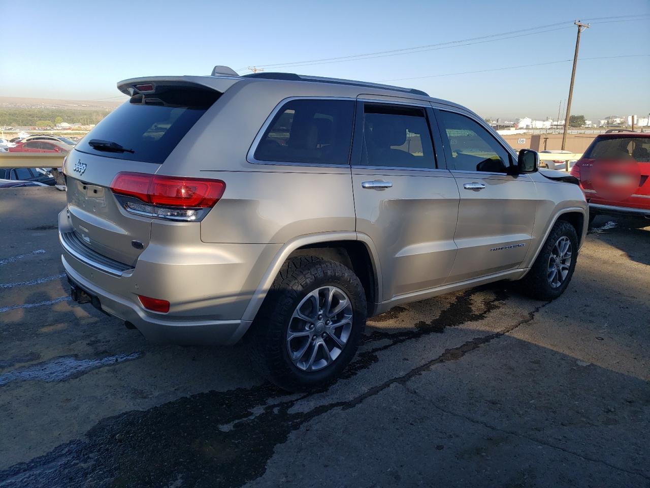 2014 Jeep Grand Cherokee VIN 1C4RJFCM2EC556953 Copart auction photo, front end damage thumbnail 3