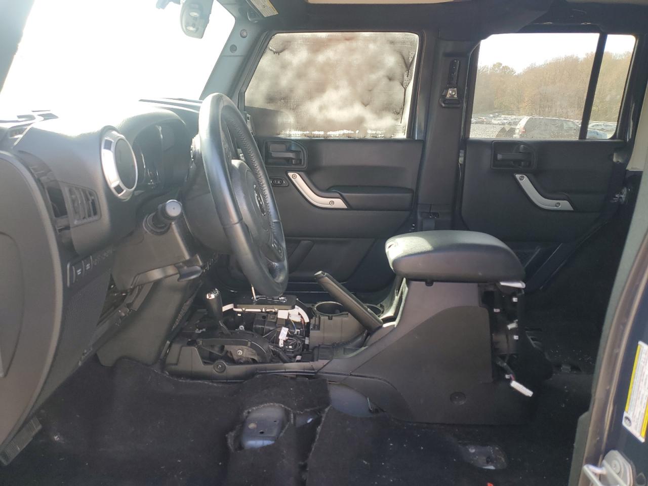 2017 Jeep Wrangler VIN 1C4BJWFG8HL715194 Copart auction photo, side damage thumbnail 7