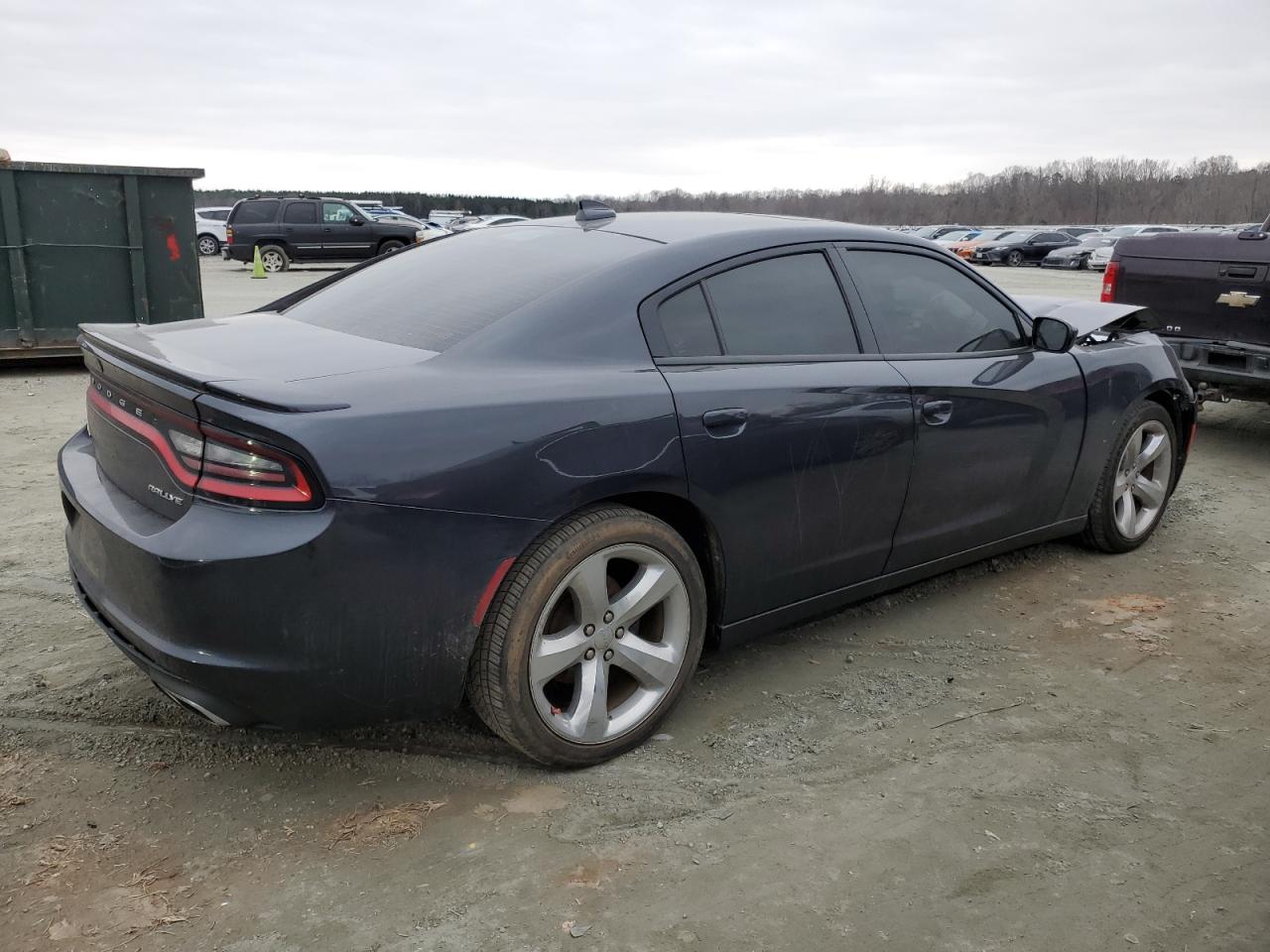 2017 Dodge Charger VIN 2C3CDXHG5HH602979 Copart auction photo, front end damage thumbnail 3