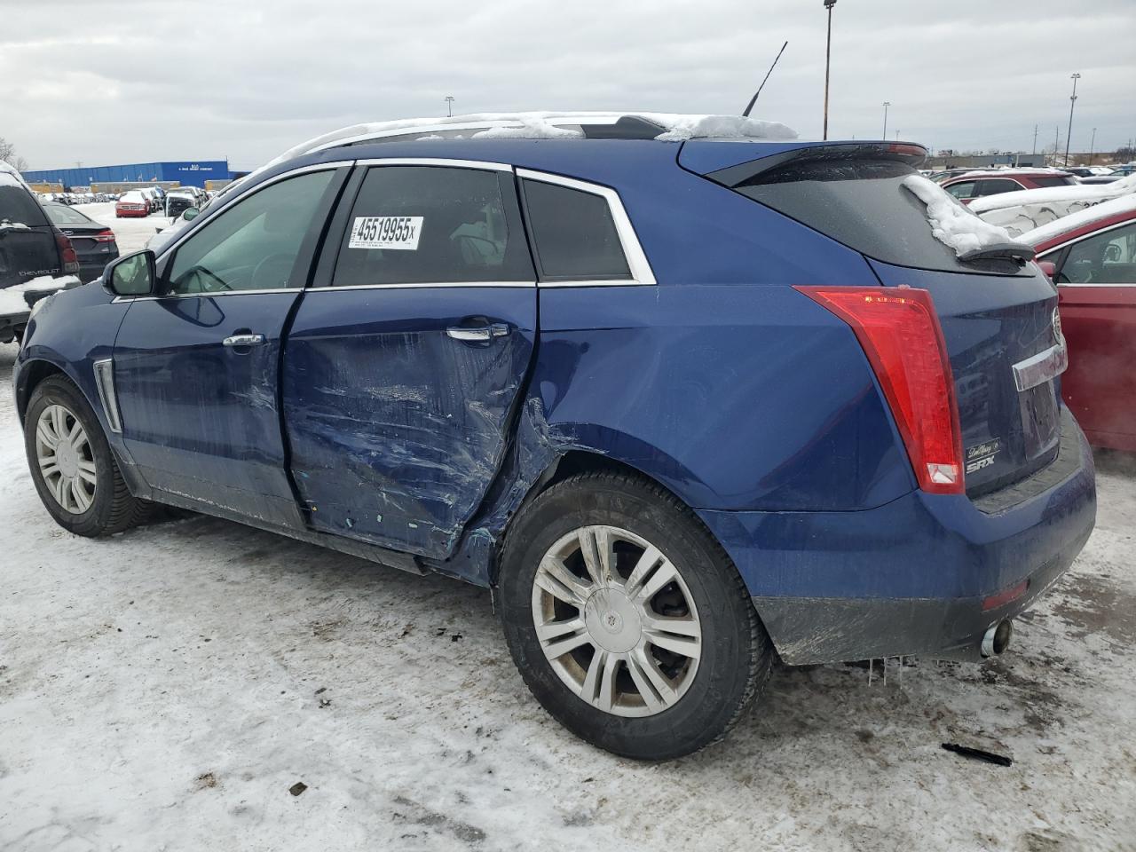 2013 Cadillac SRX VIN 3GYFNCE30DS570606 Copart auction photo, side damage thumbnail 2